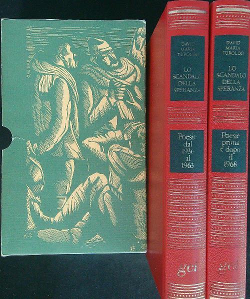 Lo  scandalo della speranza 2 vv - David Maria Turoldo - copertina