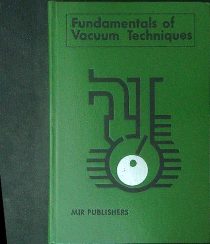 Fundamentals of Vacuum techniques - copertina