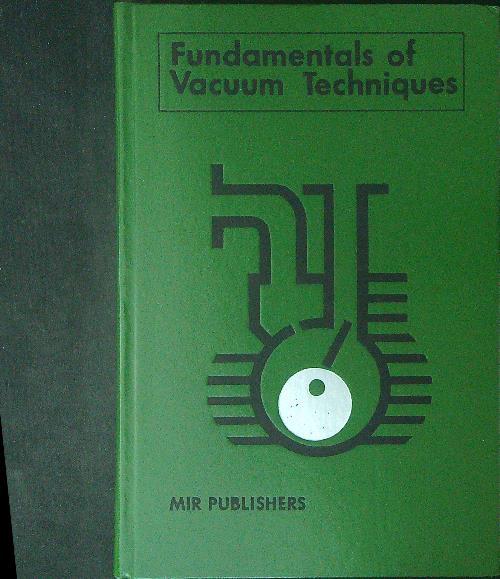 Fundamentals of Vacuum techniques - copertina