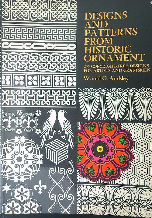Designs and patterns from historic ornament - copertina