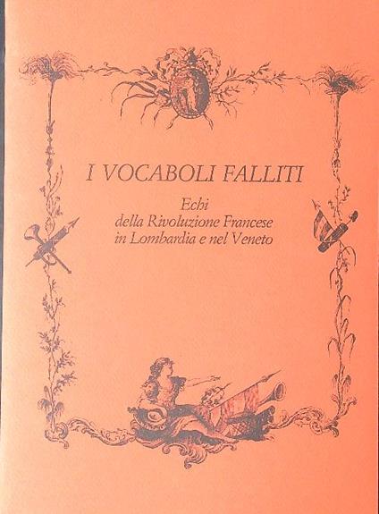 I  vocaboli falliti - copertina