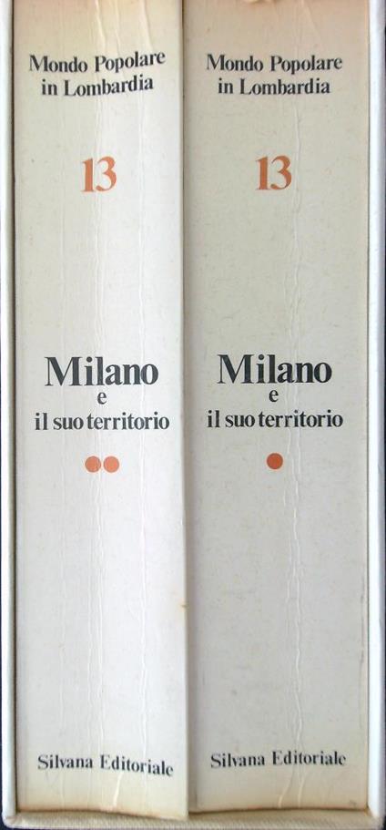 Milano e il suo territorio 2 vv - copertina