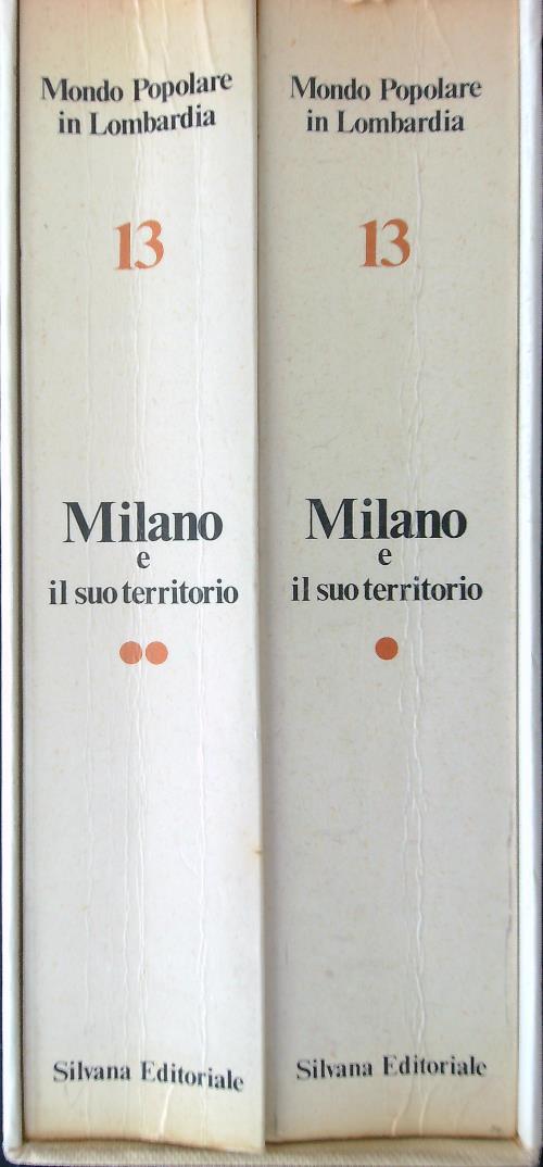 Milano e il suo territorio 2 vv - copertina