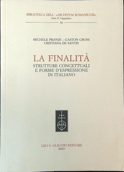 La  finalità - copertina