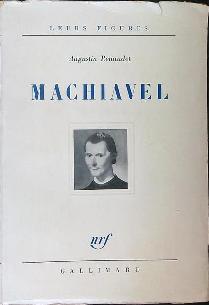 Machiavel - Augustin Renaudet - copertina