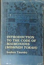 Introduction to the code of maimonides (Mishneh Torah)