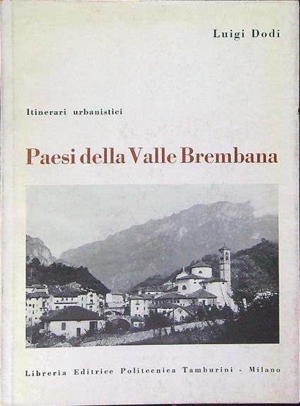 Paesi della Valle Brembana - Luigi Dodi - copertina