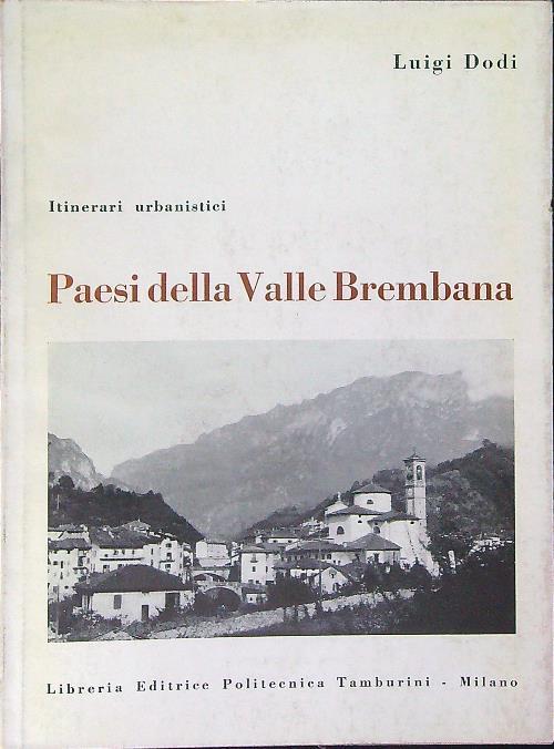 Paesi della Valle Brembana - Luigi Dodi - copertina