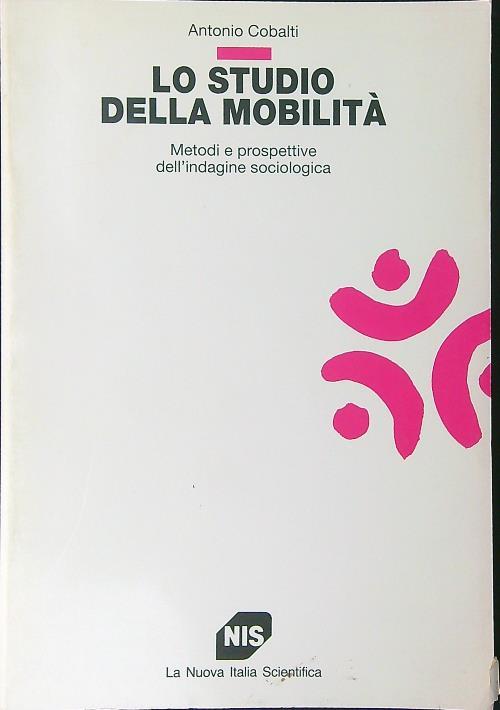 Lo  studio della mobilità - Antonio Cobalti - copertina