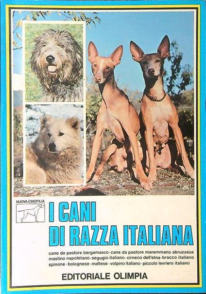 I  cani di razza itailana - copertina