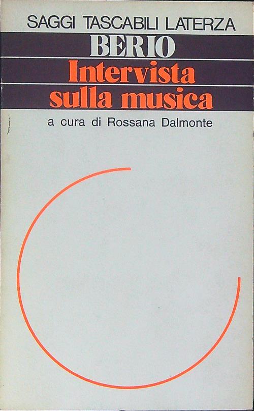 Intervista sulla musica - Berio - copertina