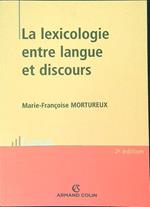La  lexicologie entre langue et discours