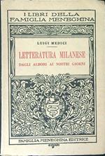 Letteratura Milanese dagli albori ai nostri giorni