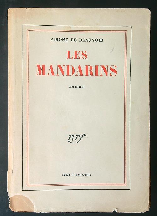 Les  mandarins - Simone De Beauvoir - copertina