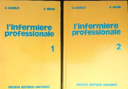 L' infermiere professionale 2 vv - G. Casolo - copertina