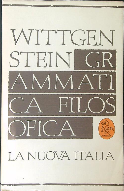 Grammatica filosofica - Ludwig Wittgenstein - copertina