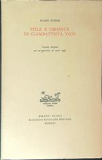 Stile e umanità di Giambattista Vico