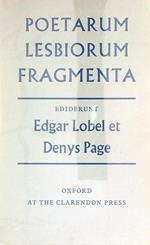 Poetarum lesbiorum fragmenta