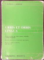 Urbis et orbis lingua