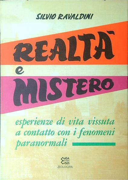 Realtà e mistero - Silvio Ravaldini - copertina