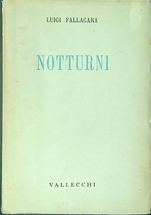 Notturni - Luigi Fallacara - copertina