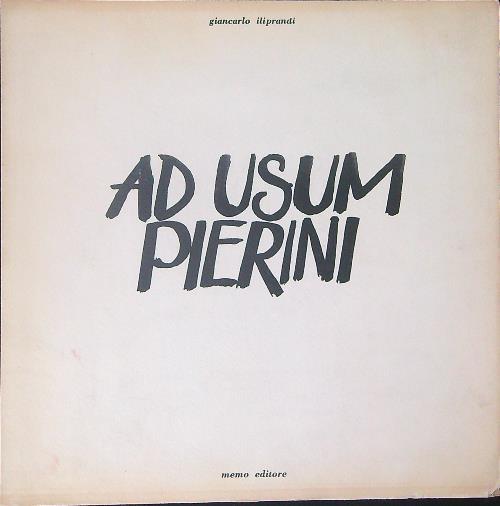Ad usum Pierini - Giancarlo Iliprandi - copertina