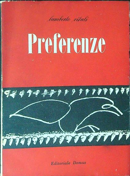 Preferenze - Lamberto Vitali - copertina