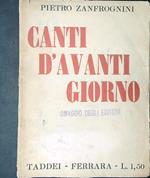 Canti d'avanti giorno DA RILEGARE