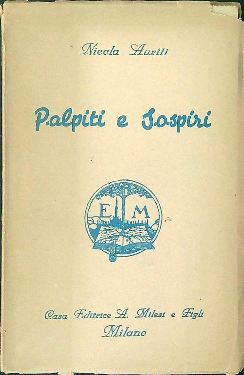 Palpiti e sospiri - Nicola Auriti - copertina