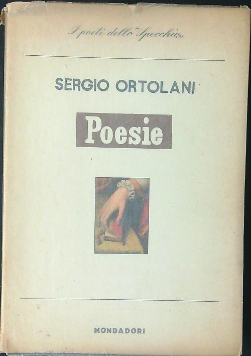 Poesie - Sergio Ortolani - copertina