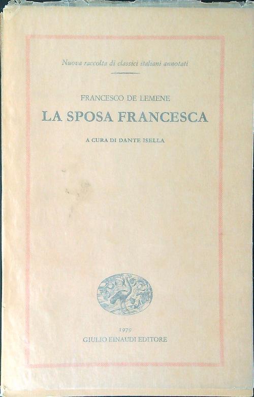 La  sposa Francesca - Francesco De Lemene - copertina