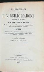 La  buccolica di P. Virgilio Marone 
