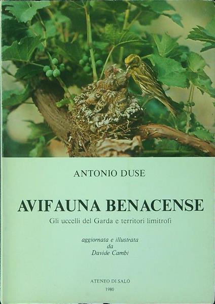 Avifauna Benacense - Antonio Duse - copertina