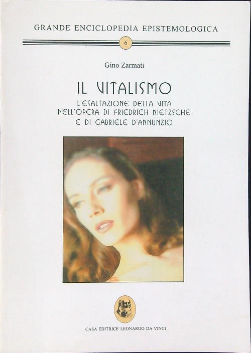 Il  vitalismo - Gino Zarmati - copertina