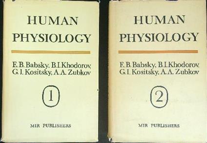Human physiology 2 vv - copertina