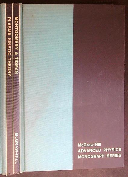 Advanced physics monograph series - D. C. Montgomery,D. A. Tidmans - copertina