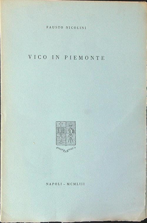 Vico in Piemonte - Fausto Nicolini - copertina