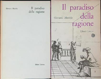 Il paradiso della ragione  - Giovanni Macchia - copertina
