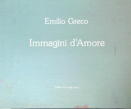 Immagini d'Amore - Emilio Greco - copertina