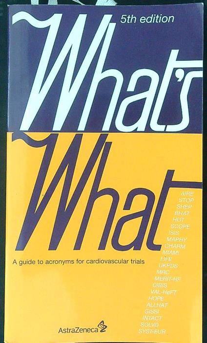 What's what - copertina
