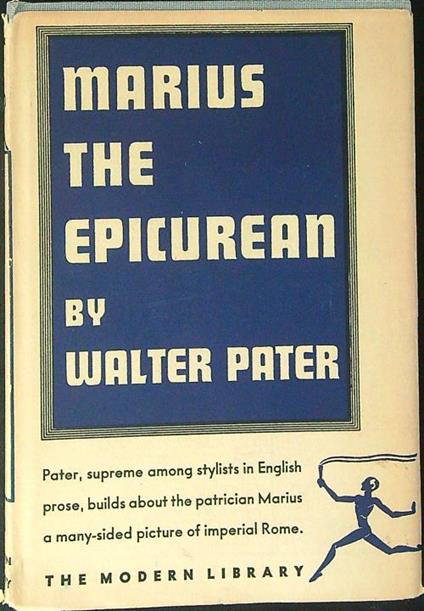 Marius the epicurean - Walter Pater - copertina