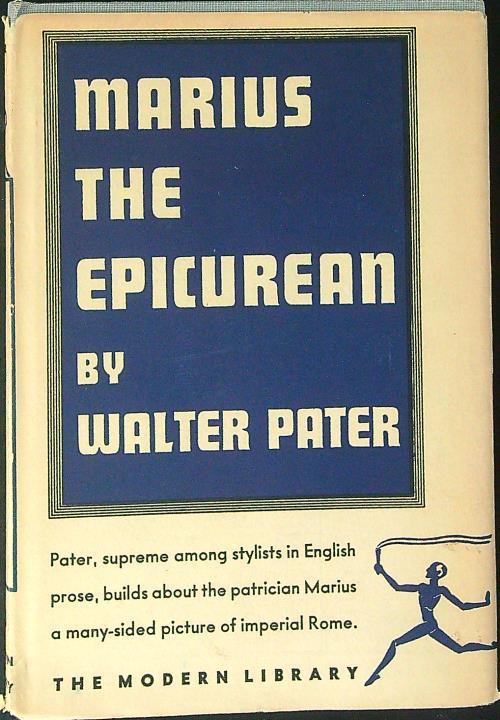 Marius the epicurean - Walter Pater - copertina