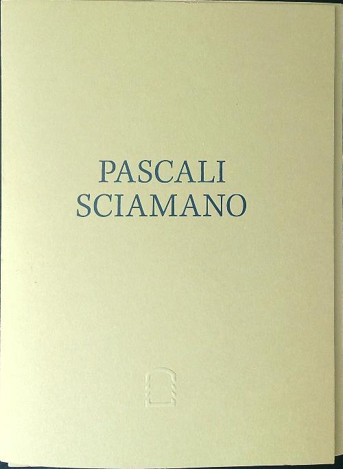 Pascali Sciamano 2 vv - Francesco Stocchi - copertina