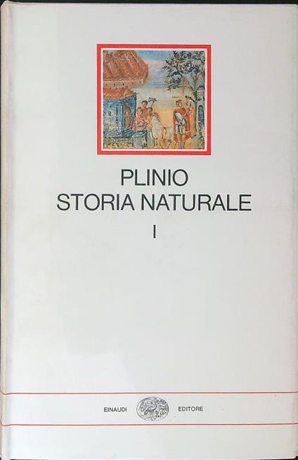 Plinio Storia naturale I - Plinio - copertina