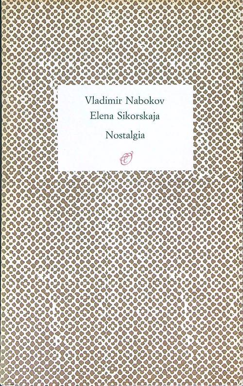 Nostalgia - V. Nabokov - copertina