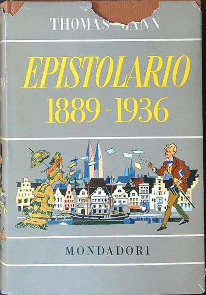 Epistolario 1889 - 1936 - Thomas Mann - copertina