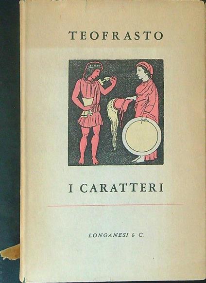 I  caratteri - Teofrasto - copertina