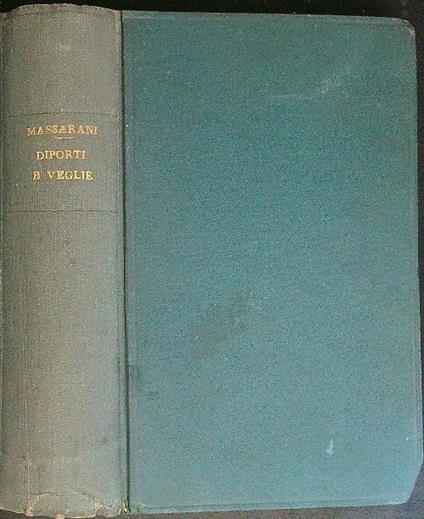 Diporti e veglie - Tullo Massarani - copertina