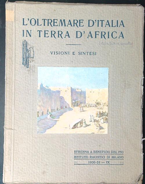L' oltremare d'Italia in terra d'Africa - copertina