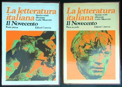 La  letteratura Italiana Il Novecento 2 vv - copertina
